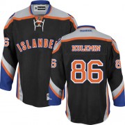 Men's Reebok New York Islanders 86 Nikolay Kulemin Black Third Jersey - Authentic