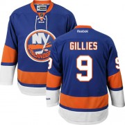 Men's Reebok New York Islanders 9 Clark Gillies Royal Blue Home Jersey - Authentic