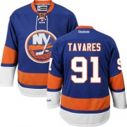 Men's Reebok New York Islanders 91 John Tavares Royal Blue Home Jersey - Premier