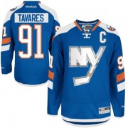 Men's Reebok New York Islanders 91 John Tavares Royal Blue 2014 Stadium Series Jersey - Authentic