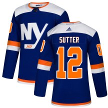 Men's Adidas New York Islanders Duane Sutter Blue Alternate Jersey - Authentic