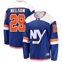 Men's Fanatics Branded New York Islanders Brock Nelson Blue Alternate Jersey - Breakaway