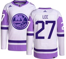 Men's Adidas New York Islanders Anders Lee Hockey Fights Cancer Jersey - Authentic