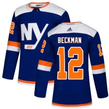 Men's Adidas New York Islanders Adam Beckman Blue Alternate Jersey - Authentic
