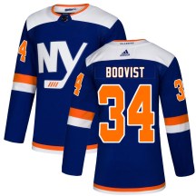 Men's Adidas New York Islanders Adam Boqvist Blue Alternate Jersey - Authentic