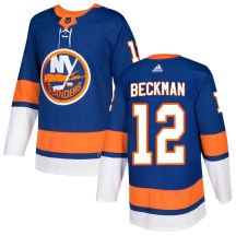 Men's Adidas New York Islanders Adam Beckman Royal Home Jersey - Authentic