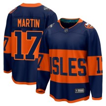 Men's Fanatics Branded New York Islanders Matt Martin Navy 2024 Stadium Series Jersey - Breakaway