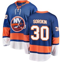 Men's Fanatics Branded New York Islanders Ilya Sorokin Blue Home Jersey - Breakaway