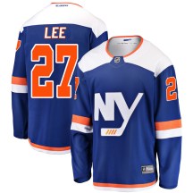 Men's Fanatics Branded New York Islanders Anders Lee Blue Alternate Jersey - Breakaway