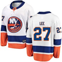Men's Fanatics Branded New York Islanders Anders Lee White Away Jersey - Breakaway