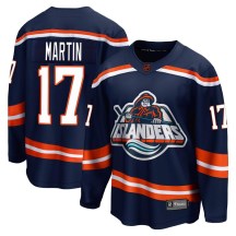 Men's Fanatics Branded New York Islanders Matt Martin Navy Special Edition 2.0 Jersey - Breakaway