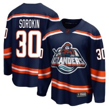 Men's Fanatics Branded New York Islanders Ilya Sorokin Navy Special Edition 2.0 Jersey - Breakaway