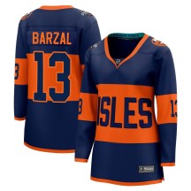 Women's Fanatics Branded New York Islanders Mathew Barzal Navy 2024 Stadium Series Jersey - Breakaway