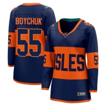 Women's Fanatics Branded New York Islanders Johnny Boychuk Navy 2024 Stadium Series Jersey - Breakaway